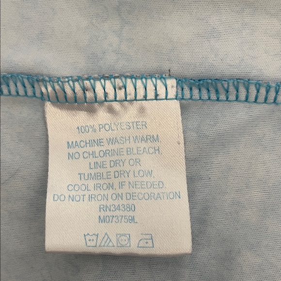 Striped Blue Men's Rash Guard - Picture 3 of 6